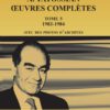 A. TATOSSIAN : OEUVRES COMPLÈTES - TOME 5 - 1983-1984