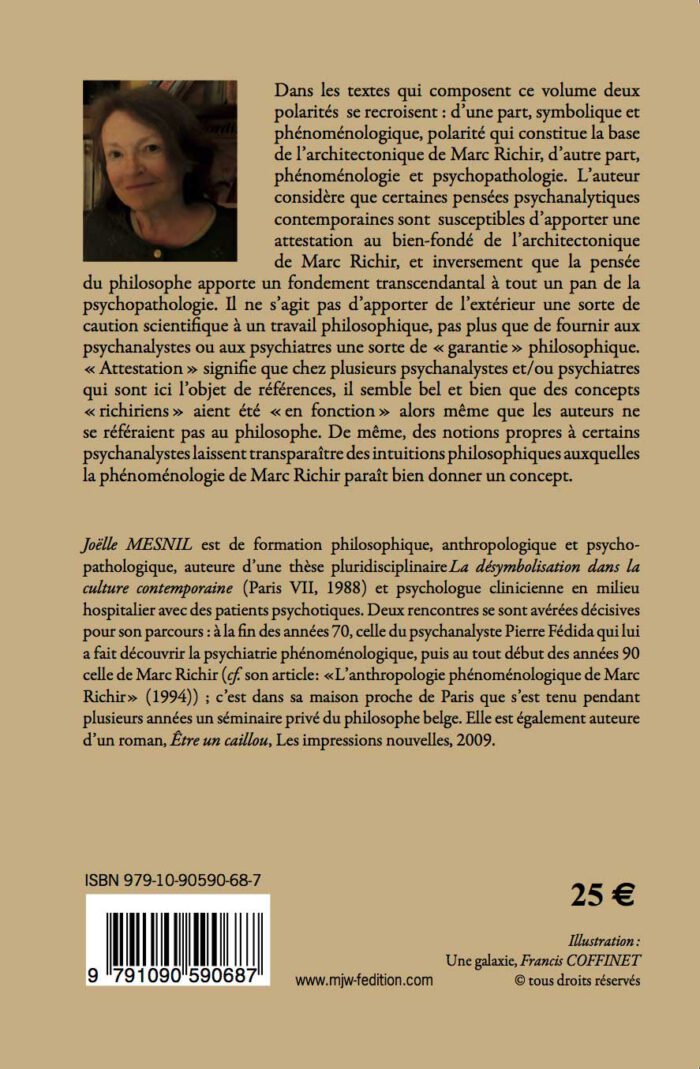 L’ÊTRE SAUVAGE ET LE SIGNIFIANT - Marc Richir et la psychanalyse – Image 2