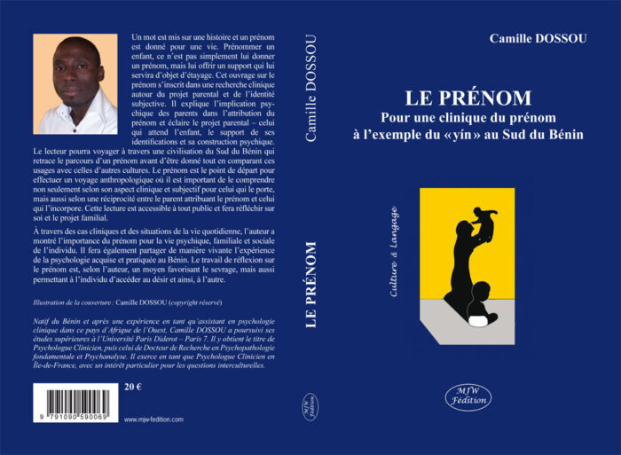 LE PRÉNOM - Pour une clinique du prénom à l'exemple du " yin " au Sud du Bénin – Image 2